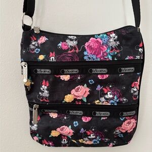 LeSportSac Disney Minnie Crossbody Roses